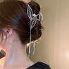 Pinza para el pelo con borlas para mujer, accesorio para la cabeza, pinza de agarre de alta gama 2023, nueva pinza de tiburón para el pelo, accesorios para el cabello