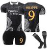 Traje de Fútbol Conmemorativo del Real Madrid 2024 Dragón Negro No.5 Bellingham 9 Camiseta Mbappe Fábrica de Comercio Exterior