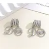 Accesorios Colgantes de Moda 2025 Diseño Tiktok Combinación de Letra y Estrella con Circonita Microincrustada Que No Se Desvanece