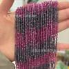 Gradiente natural vermelho azul tesouro futebol faceta 2mm3mm4mm redondo talão ângulo de corte semi-acabado acessórios
