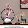 Novo Vaso de Flores Zen Estilo Chinês Decoração para Sala de Estar, Rack de Exibição Estilo Chinês para Sala de Chá, Vaso Cerâmico Decorativo Vintage