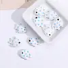 2026 Cuentas de Cerámica de Peces Tropicales de Colores Manchados Cuentas Sueltas Hecho a Mano DIY Pulsera Collar Joyería Accesorios Materiales