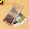 Conjunto de Raspadores para Pintura a Óleo Raspador de Arte com Cabo de Madeira Paleta para Tinta Guache Aquarela Acrílica Venda Direta da Fábrica