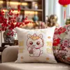 Serviço de Dropshipping para a Festa do 26º Ano Novo Chinês e o Auspicioso Ano do Cavalo Série Almofadas Vermelhas Atacado
