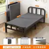 Cama plegable, cama sencilla, cama portátil de acompañante, cama para siesta en la oficina, cama individual económica para viviendas de alquiler, cama sencilla estilo militar