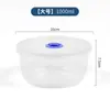 Caja crisper de grado alimenticio rectangular para refrigerador, sellada, caja de almacenamiento de alimentos, crisper de alimentos, caja para pepinillos