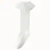 Calcetines para Bebé 2026 Otoño e Invierno Algodón Peinado Transpirables Calcetines de Encaje para Niñas Calcetines de Princesa Sin Costuras y que No Aprietan