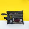 Bolsa de Maquiagem de Malha de Nylon Transfronteiriça, Bolsa Grande de Armazenamento para Cosméticos, Bolsa de Higiene Pessoal Portátil para Viagem, Suporta Personalização