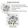 Novos adesivos criativos de flores e borboletas Amazon Comércio exterior Adesivos de parede Decorativos Embelezar Sala de estar Quarto Atacado