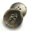 Botão de Resina com Padrão de Flor e Quatro Furos para Terno, Botão Fosco para Casaco Corta-vento, Botão para Calça de Terno, Saia