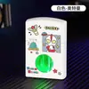 Ignição visual inteligente a gás-elétrico híbrido câmara de gás visível isqueiro de desenho animado presente acessório para fumar isqueiro famoso na internet atacado