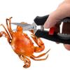 Tesoura de Caranguejo para Frutos do Mar de Aço Inoxidável Ferramentas Economizadoras de Esforço para Casca de Lagosta e Caranguejo Tesoura Multiúso para Comer Caranguejo Tesoura de Cozinha