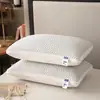 Almohada de frijol fresca y transpirable para dormitorios estudiantiles, tamaño individual y doble, soporte para el cuello, uso en el hogar, almohada para relajación y tracción