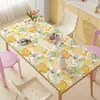 Mantel Minimalista Impermeable a Prueba de Aceite Lavable Resistente al Calor para Mesa de Comedor 2026 Nuevo Estilo Ins Frutas Protector de Mesa