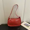 Bolso de Charol Brillante de Nicho con Lunares para Mujer 2026 Nuevo Estilo Moda Versátil Bolso de Viaje Bolso de Hombro Único Super Caliente