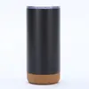 Nueva Taza Térmica de Acero Inoxidable 304 con Base de Corcho, Taza Térmica con Base Suave, Vaso Recto con Corcho, Taza de Oficina con Base de Corcho, Vaso Recto