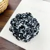 Pin de Flor con Estampado de Leopardo Rosa de Alta Gama Lazo para el Cabello de Mujer Pin de Tiburón Pin para la Parte Posterior de la Cabeza Accesorios para el Cabello Tocado
