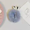 Diadema de Peluche Super Hada Orejas de Conejo Banda Elástica para Cola de Caballo de Niña Cuerda para el Cabello Peluda Suave Linda Diadema Diadema