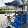 Toldo para Para-brisa de Triciclo Elétrico Espessado e Ampliado Carro de Lazer Para-brisa Dobrável Guarda-chuva Universal