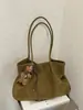 Bolso Tote de Gamuza Retro de Alta Gama Transfronterizo para Mujer 2026 Nuevo Moda Casual Gran Capacidad Bolso de Hombro Único