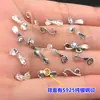 Plata de Ley S925 Hebilla Ruyi Vintage Hebilla de Conexión Pulsera Tejida a Mano Seiko Accesorios DIY Hechos a Mano