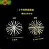 Novos Acessórios de Decoração para Sapatos com Strass, Fivelas de Sapato de Metal, Flores para Sapatos, Sandálias, Laços, Elementos Decorativos no Meio, Fivelas de Sapato Femininas