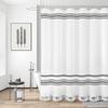 Cortina de Ducha Simple para Baño con Borlas Bohemia de Hotel Personalizada Impermeable Gruesa Cortina para Inodoro