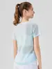 Ropa de Yoga de Verano Top Chaleco Delgado de Malla Overol Delgado para Fitness Secado Rápido Transpirable Blusa de Yoga para Mujer