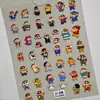 Lindas Pegatinas para Uñas de Crayon Shin-Chan 5D Estampadas Estéreo Animación Japonesa Pegatinas de Arte para Uñas Shin-Chan Accesorios Estilo Ca