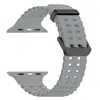 Para Apple watch10 Correa de Silicona Marina de Doble Botonadura para Apple Watch