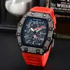 Nuevo Reloj de Barril Moda Richard Esfera Grande Reloj de Cuarzo Multifuncional Reloj para Hombre Explosiones de Tiktok
