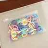 Ligas para el cabello para niños, 50 piezas, Margaritas pequeñas, No dañan el cabello, Ligas elásticas, Buenas ligas para el cabello, Anillos para toalla para mujer, Sin costuras