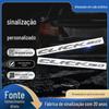 Galvanoplastia sinal letra de carro personalizada logo de carro tridimensional gravação de publicidade logo de metal marca de alumínio personalizado atacado