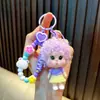 Chaveiro de Menina de Cabelo Cacheado Pingente para Mochila Casal Boneca de Pelúcia de Cabelo Cacheado Máquina de Pegar Brinquedos Pequenos Presentes Venda por Atacado