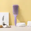Peine Popular Bounce Curl Defining Styling, Peine Meridian para Masaje del Cuero Cabelludo, Peine Hueco Alisador, Peine Esponjoso para Corona Alta