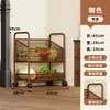 Estante de almacenamiento para cocina, organizador de verduras de múltiples niveles, con ruedas, móvil y multifuncional, un práctico carrito de almacenamiento