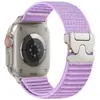 Adecuado para Correa de Apple Watch iWatch S12 Hebilla de Paracaídas Correa de Bucle de Nylon con Patrón de Montaña