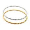 Pulsera de Acero Inoxidable de Hilo Delgado en Stock, Estilo Unisex, Pulsera de Hilo Delgado de Color Sólido con Bucle Único Minimalista