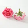 Cabeças de Flores de Peônia Simuladas, Rosas de Tecido de Seda, Decorações de Parede de Flores para Casamento, Acessórios para Headbands de Flores Artesanais DIY Atacado