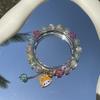 Pulsera Año Nuevo del Dragón 2024 para Mujer Pulsera Imitación Cinabrio Bollo de Dragón Nuevo Estilo Chino Joyería Estilo Chino Año del Dragón