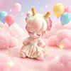 Enfeite de Boneca Fofa Menina Energética Resina de Mesa Brinquedo Moderno Presente de Aniversário Caixa Surpresa Menina da Planta em Vaso da Sorte Ano do Cavalo
