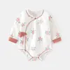 Mameluco para Bebé Primavera y Otoño Mameluco Triángulo para Bebé Algodón Puro Recién Nacido Manga Larga Una Pieza Sin Costuras Clase a Traje para Gatear