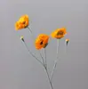 Flores de Amapola Artificiales de Alta Calidad, Amapola de Hielo, Flores Falsas, Flores de Seda al por Mayor, Amazon, Aliexpress, Pintura al Óleo, Transfronterizo
