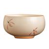 Taza Zen de Orquídea con Esmalte Amarillo Arroz de Fábrica Juego de Té de Cerámica Taza de Té Individual Taza Maestra Personal Té Kung Fu Té Taza de Té