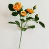 Simulado 5-cabeça pequena rosa casa sala de estar modelo sala arranjo de flores decoração casamento fotografia transmissão ao vivo flores falsas flores artificiais falsas