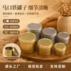 Frascos de Vela Personalizados de Hojalata Shengkun, Frascos de Vela de Hojalata de Lujo Color Dorado, Frascos de Vela Prensados DIY para Dropshipping