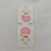 Empaquetado de tarjetas con banda de goma de colores materiales de empaque para joyería accesorios para el cabello coreanos exquisitos tarjetas de accesorios para el cabello infantiles hechos a mano