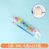 Pintura Gouache Lavable para Niños 12 Colores Tiras de Pintura Acrílica Pequeñas 6 Piezas Pintura Corporal Graffiti Muñeco de Yeso DIY