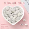 Cuentas Espaciadoras de Oro de 24K Alta Retención de Color Hechas a Mano Accesorios para Joyería DIY Cuentas Espaciadoras para Collar Pulsera Materiales Directo del Fabricante