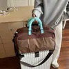 Separação de Seco e Molhado Bolsa Fitness Moderna Grande Capacidade Portátil Bolsa de Bagagem de Ombro para Curta Distância Pode Ser Usada como Mala de Rodinha Bolsa de Viagem de Lazer